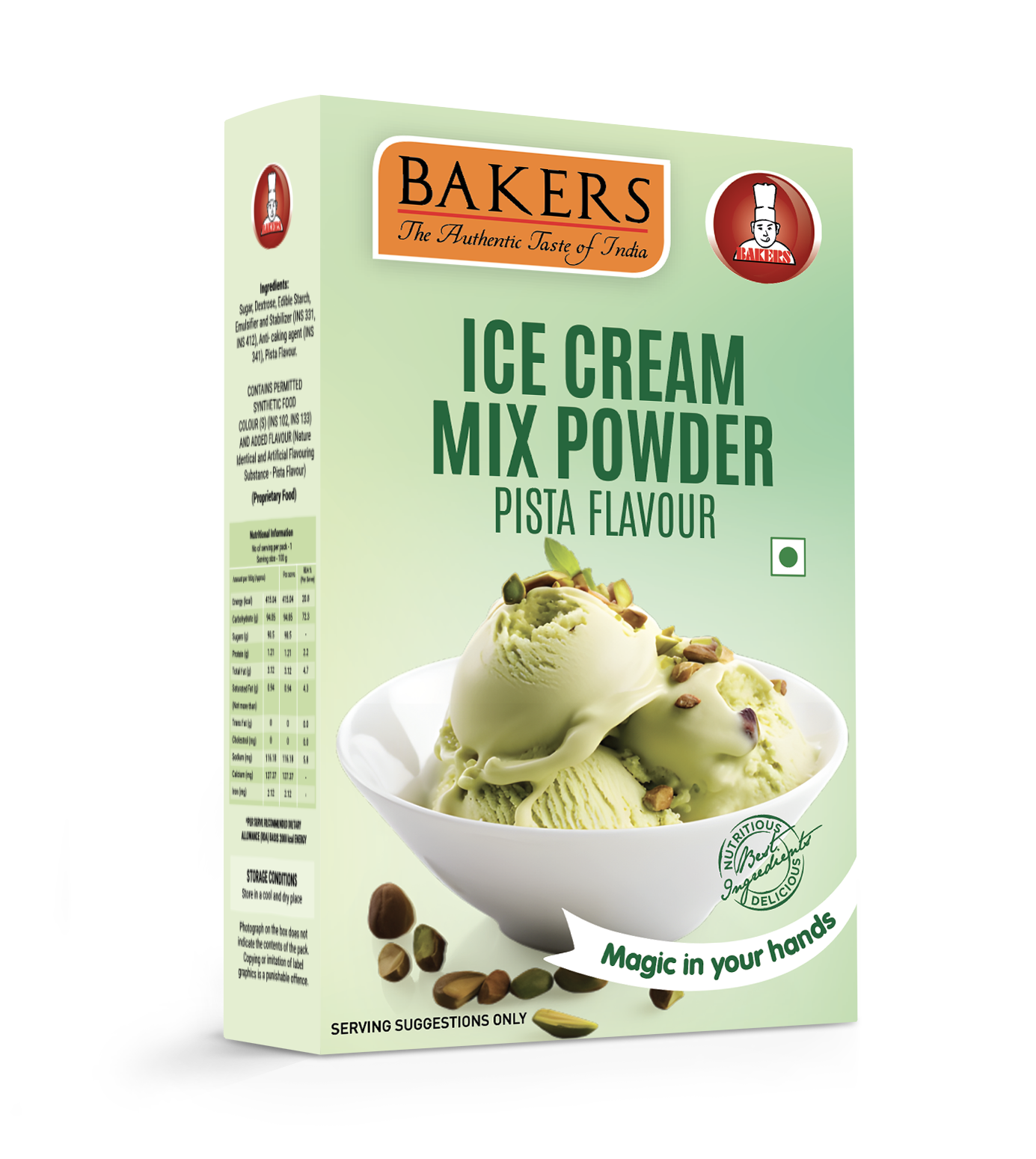 Ice Cream Mix Powder Pista
