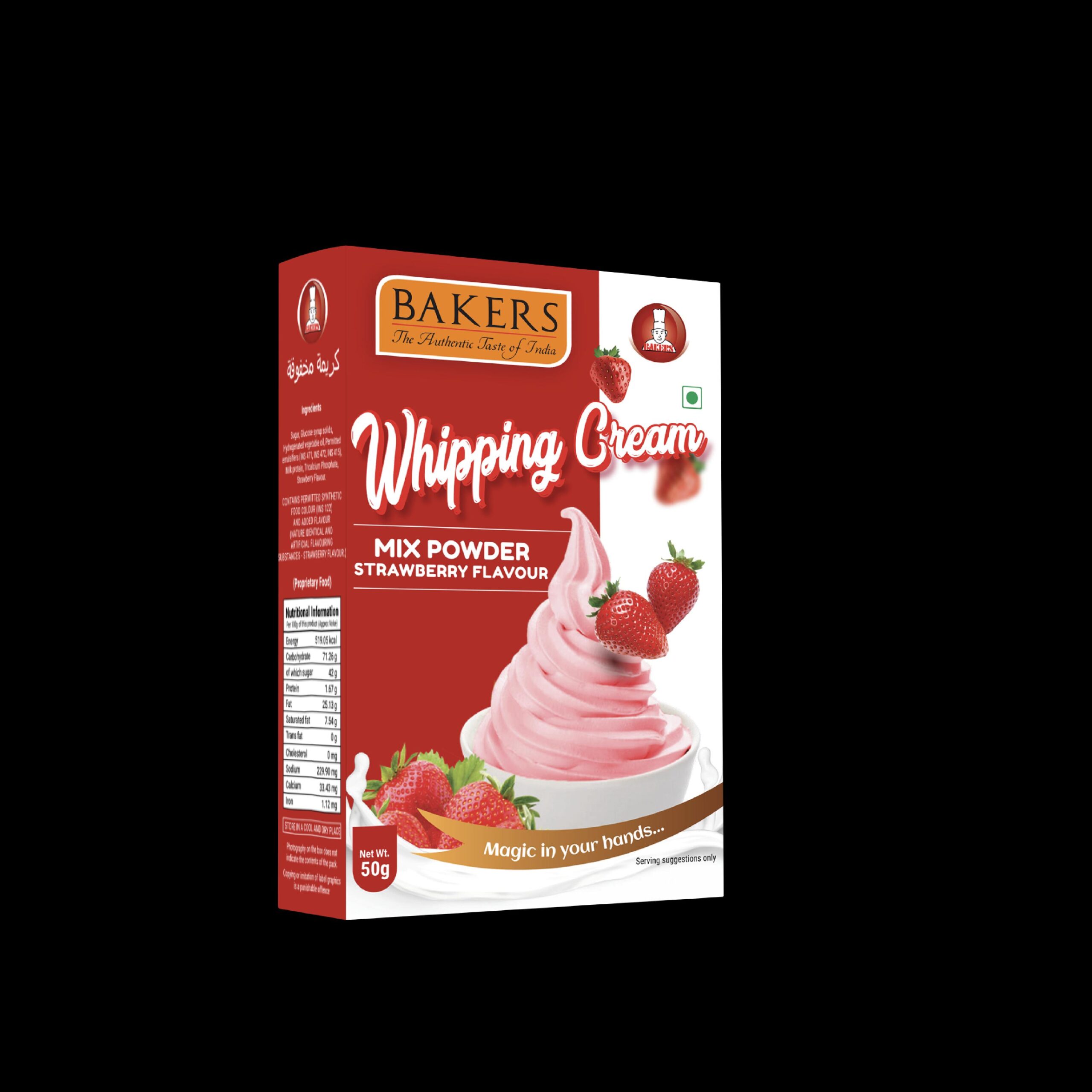 Whipping Cream Powder Strawberry – Pack of 2